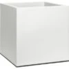 Elho Pflanztopf Vivo Matt Mit Rollen 39 Cm X 39 Cm X 41 Cm Weiß
