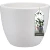 Elho Blumentopf Pure Soft Mit Rollen Ø 39 Cm Weiß