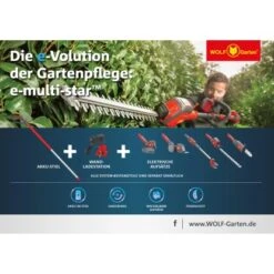 Wolf-Garten Wolf Garten Akku-Heckenschere Aufsatz HT 40 EM E-multi-star® -Gartengerätegeschäft 9 3714 WG eMS uebersicht 3