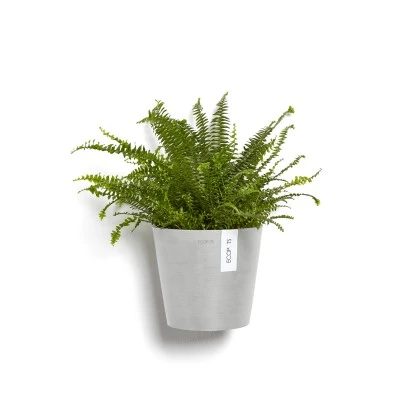 Ecopots Pflanztopf Amsterdam Wall Weißgrau 20 cm x 17,5 cm Ecopots Pflanztopf Amsterdam Wall Weißgrau 20 Cm X 17,5 Cm -Gartengerätegeschäft AmsterdamWallWhiteGrey 02