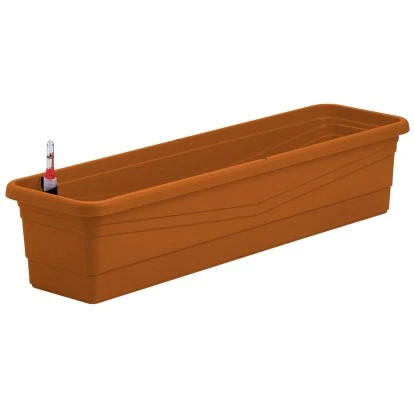 Ebertsankey Bewässerungs-Pflanzkasten Flora Premium 60 cm Terracotta Ebertsankey Bewässerungs-Pflanzkasten Flora Premium 60 Cm Terracotta -Gartengerätegeschäft bewaesserungskasten terra 2