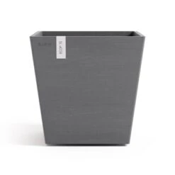 Ecopots Pflanztopf Rotterdam Grau 25,2 Cm X 24,5 Cm
