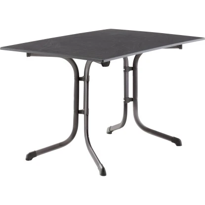 Sieger Boulevard-Klapptisch 120 x 80 cm mit vivodur-Tischplatte Eisengrau Sieger Boulevard-Klapptisch 120 X 80 Cm Mit Vivodur-Tischplatte Eisengrau -Gartengerätegeschäft evardKlapptischEisengrau 1