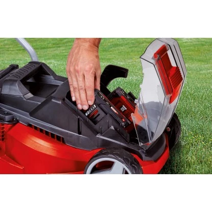 Einhell Power X-Change Akku-Rasenmäher GE-CM 33 Li-Solo 30 l Fangkorb Einhell Power X-Change Akku-Rasenmäher GE-CM 33 Li-Solo 30 L Fangkorb -Gartengerätegeschäft ge cm 33 li solo usage pic