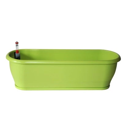 Ebertsankey Bewässerungs-Blumenkasten Style 60 cm Kiwi Ebertsankey Bewässerungs-Blumenkasten Style 60 Cm Kiwi -Gartengerätegeschäft umenkasten Kunststoff kiwi